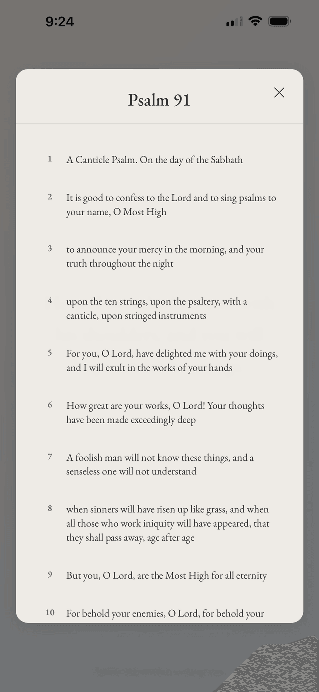 Stiloria Scripture Reading